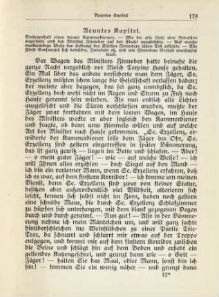 Neuntes Kapitel: Verlegenheit eines treuen Kammerdieners …