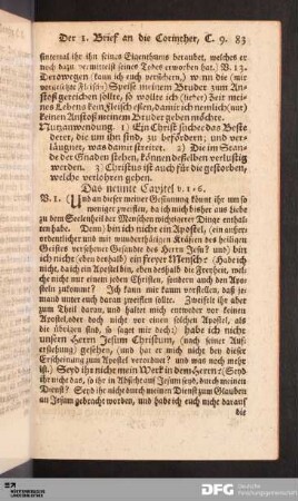 Das neunte Capitel.