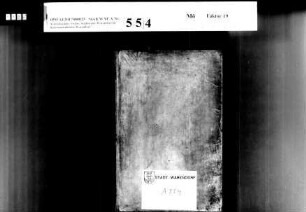 Kämmerei-Rechnungen