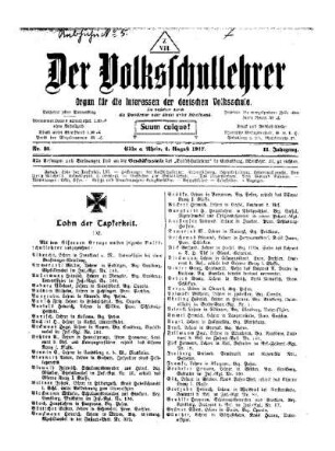 Lohn der Tapferkeit : LXI.