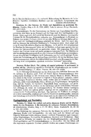 Psychopathologie und Psychiatrie