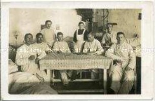 Gruppe im Lazarett