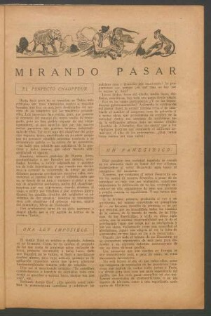Mirando pasar