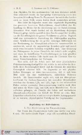 Begründung des Meßverfahrens