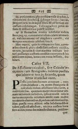 Casus VII. - Casus X.