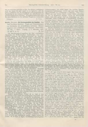 641-645 [Rezension] Nestle, Eberhard, Die Kirchengeschichte des Eusebius. Aus dem Syrischen übersetzt
