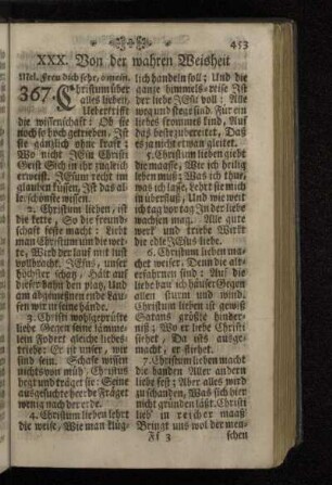 XXX. Von der wahren Weisheit.