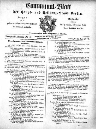 1878,15: No. 15, 14. April 1878