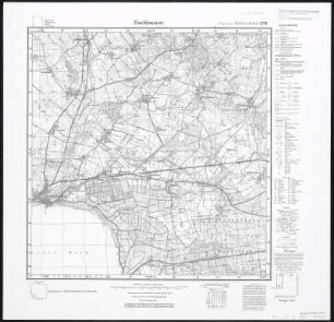 Meßtischblatt 1286 : Fischhausen, 1937 : Fischhausen. - Hrsg. 1908, berichtigt 1922, einz. Nachtr. 1937. - 1:25000. - [Berlin]: Reichsamt für Landesaufnahme, 1937. - 1 Kt.
