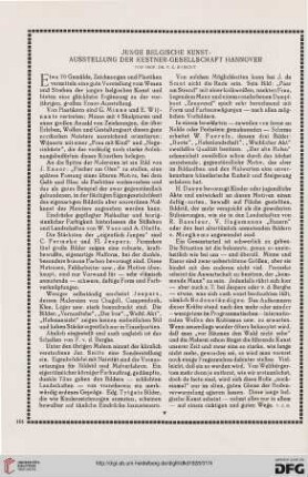 Junge belgische Kunst: Ausstellung der Kestner-Gesellschaft Hannover