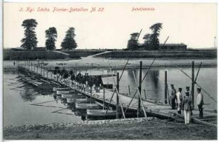 Riesa. Behelfsbrücke