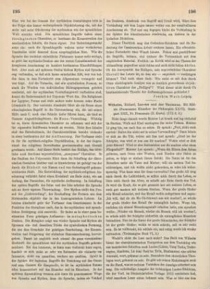 196-197 [Rezension] Wilhelm, Richard, Lao-Tse und der Taoismus
