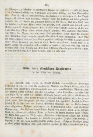 Haus eines chinesischen Kaufmanns