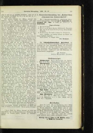 I. Generalversammlung des "Katholischen Lehrervereins Untereichsfeld"