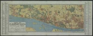 Karte der Elbgemeinden von Hamburg-Altona bis Wedel, 1:20 000, Druck, 1920 : Karte der Elbgemeinden von Altona bis Wedel / Auf Grund amtlichen Materials unter Mitwirkung der Landmesser Grzybowski und Vincentini. - 1:20 000. - Hamburg : Friederichsen , 1920. - 1 Kt. : Farbendr. ; 29 x 81 cm