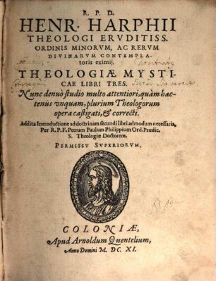 Theologia Mystica : libri III