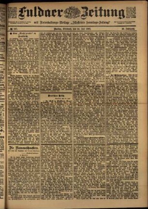 Ausgabe vom Mittwoch, den 24. Juli 1901.