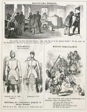 "Unwillkürliches Geständniß" "Aehnlichkeiten" "Passendes Hochzeitsgeschenk"
