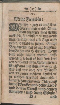 IV. Meine Freundin!