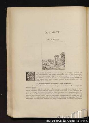 IX Capitel Der Augarten