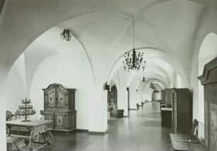 Ausstellungsraum im Erdgeschoß