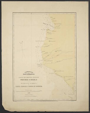 Reconheceimento hydrographico da Ponta Banana Á Bahia De Cabinda : Costa Occidental D'Africa Provinçia D'Angola