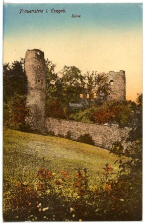 Frauenstein. Ruine