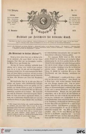 Heft 11 (27. Dezember 1872)