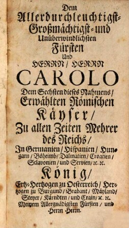 Leben, Und Tugenten Eleonorae Magdalenae Theresiae, Römischen Käyserin