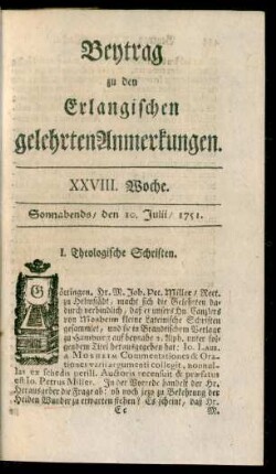 XXVIII. Woche