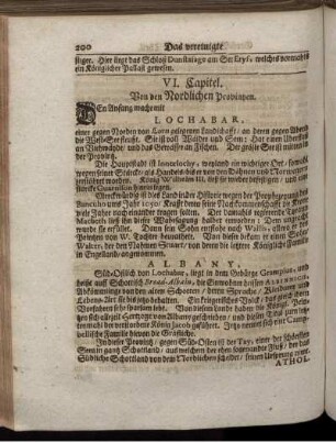 VI. Von den Nordlichen Provintzen.