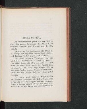 Maud S. = 2:10 3/4