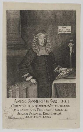 Bildnis des Andr. Sennertus