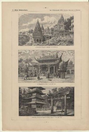 Shintothor (Torii) mit Pagode in Nikko (Japan)