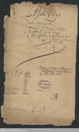 Sende dein Licht und deine Wahrheit - Mus.1825-E-515 : V (4), Coro, orch, bc