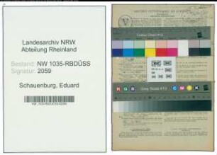 Entnazifizierung Eduard Schauenburg , geb. 24.06.1898 (Buchhalter)