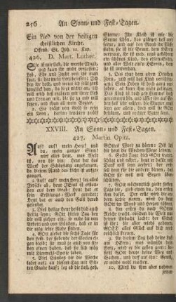 XXVIII. An Sonn- und Fest-Tagen