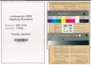 Entnazifizierung Heinrich Fischer , geb. 06.03.1892 (Kaufmaennischer Angestellter)