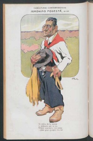 Jerónimo Podestá : Caricaturas contemporáneas