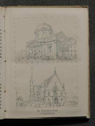Die Deutschhauskirche u. Jakobskirche.