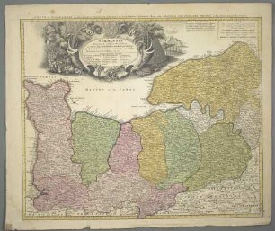 Normannia : Galliae celebris Provincia in terras suas et Ballifiatus divisa