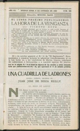 1923007308: Una cuadrilla de ladrones : novela inédita