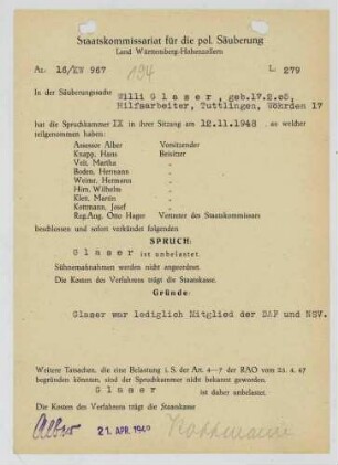 Glaser, Willi