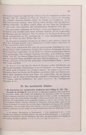 IX. Das mazedonische Zeitalter
