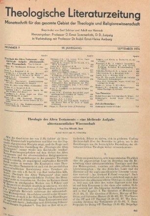 641-658 Theologie des Alten Testaments