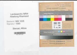 Entnazifizierung Alfons Stenzel , geb. 18.08.1898 (Steiger)