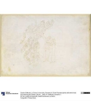 La Divina Commedia, Paradiso III. Erste Planetensphäre (Mondhimmel): Erscheinung der Seelen, die einst an der Erfüllung eines Gelübdes gehindert wurden; Gespräch Dantes mit Piccarda Donati