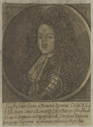 Bildnis von Carolus Comes a Kunowitz