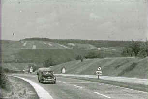 Bundesautobahn Stuttgart-Heilbronn, vor Weinsberg