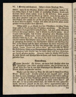 164-166, Anwendung; Gebet